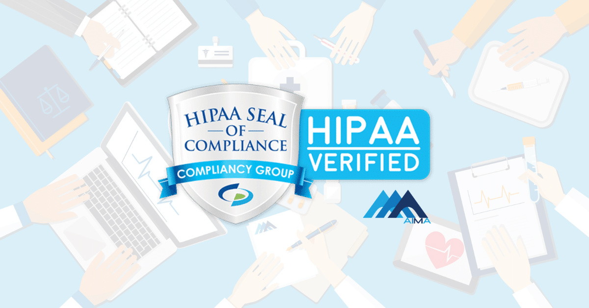HIPAA Seal of Compliance – AIMA Achieves Industry Verification Image